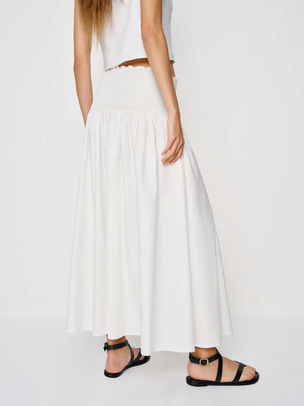 Reformation Haven Skirt - White