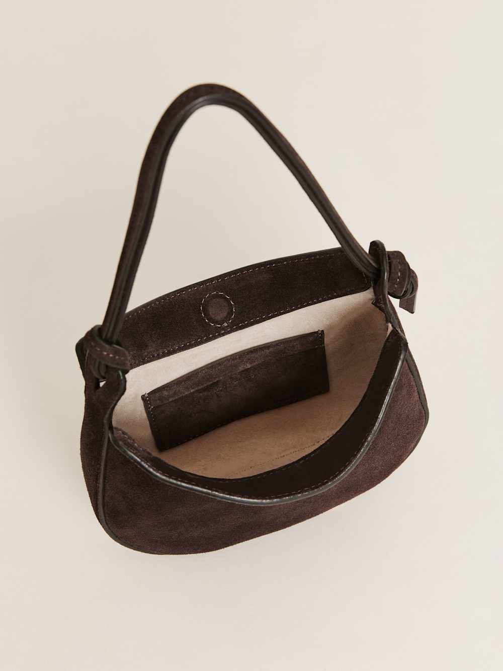 Reformation Mini Rosetta Shoulder Bag - Boss Suede