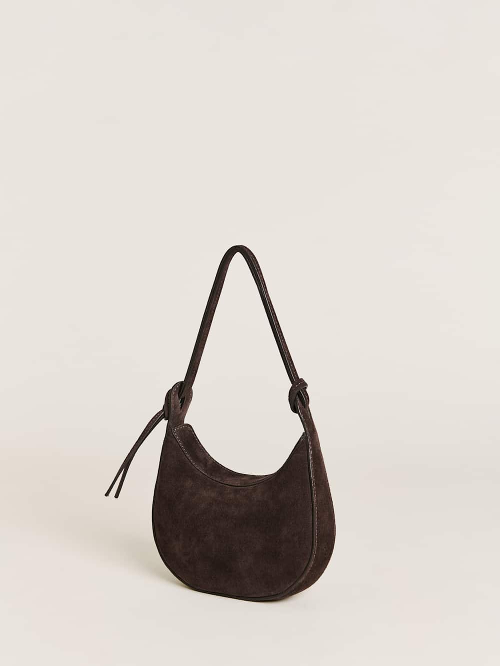 Reformation Mini Rosetta Shoulder Bag - Boss Suede