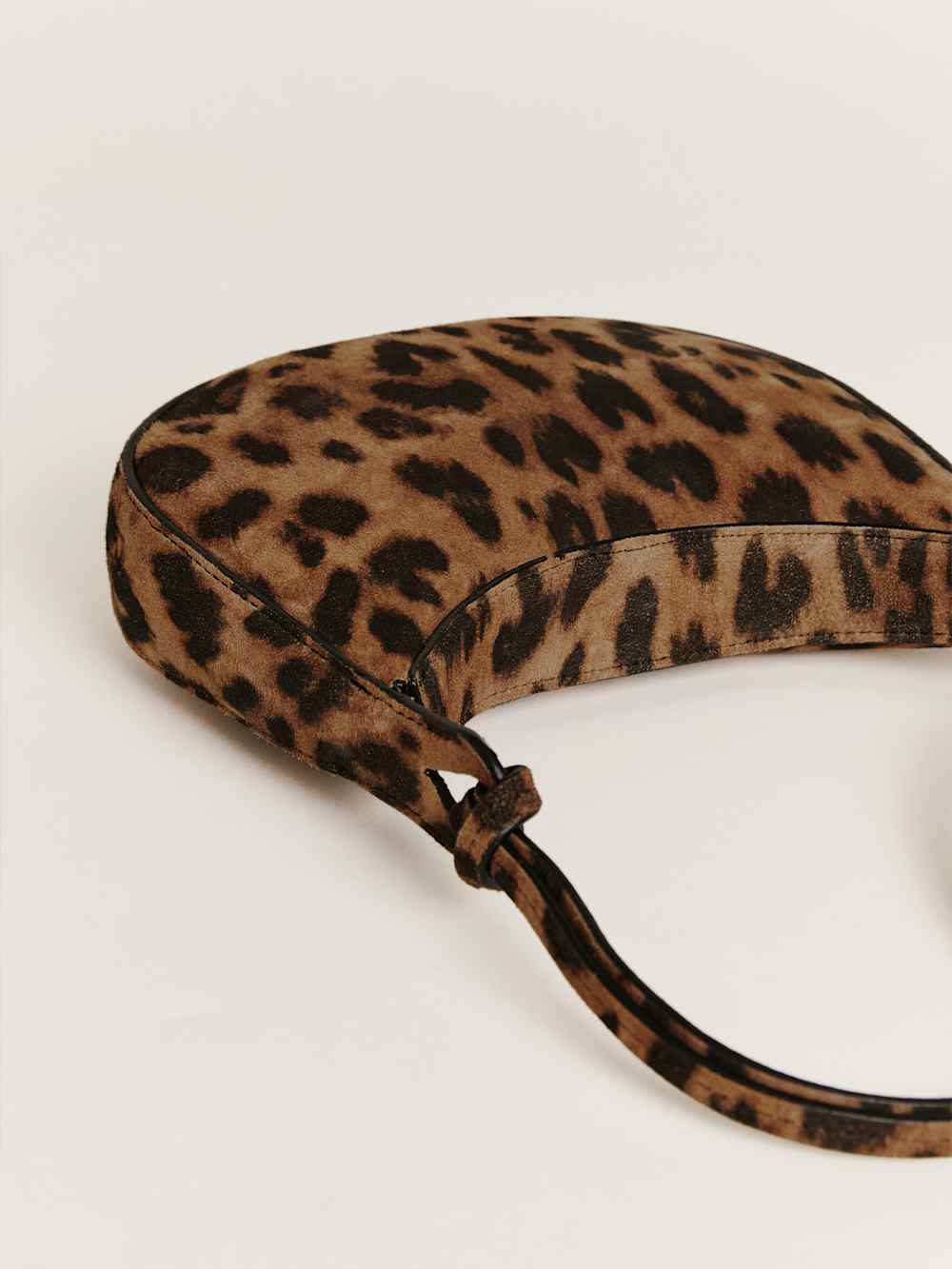 Reformation Mini Rosetta Shoulder Bag - Leopard Suede