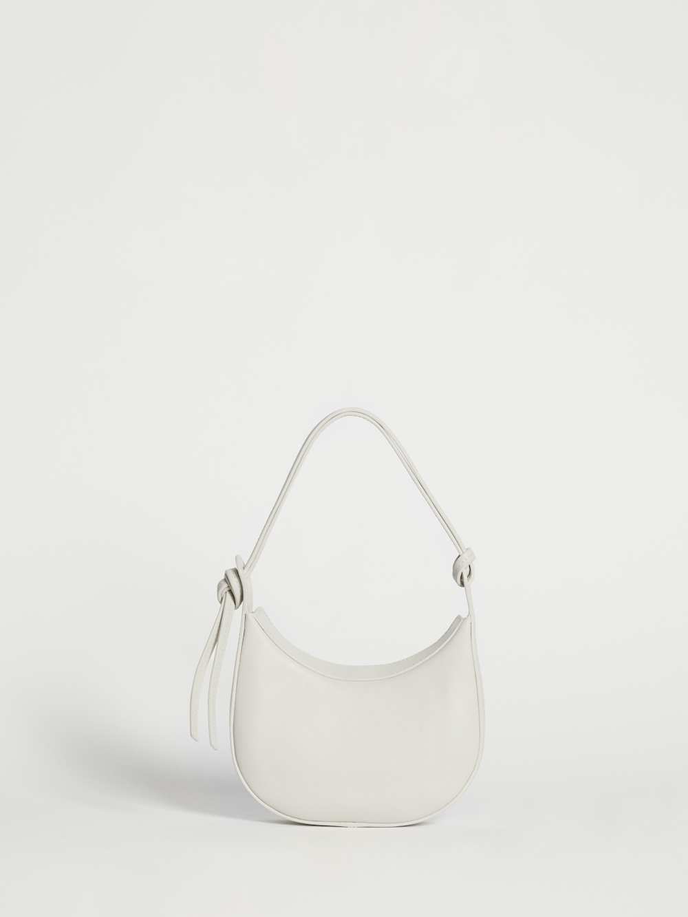 Reformation Mini Rosetta Shoulder Bag - White Leather