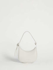 Reformation Mini Rosetta Shoulder Bag - White Leather