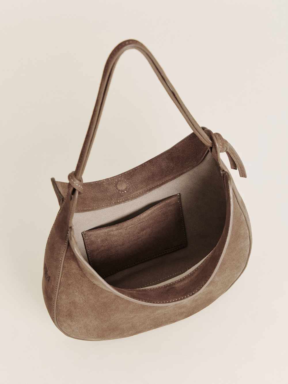 Reformation Medium Rosetta Shoulder Bag - Farro Suede