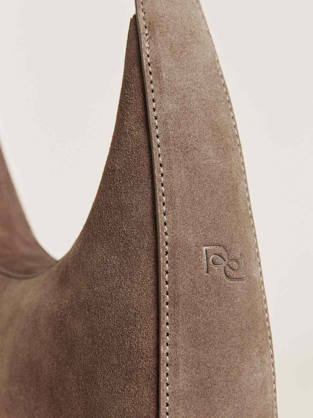 Reformation Medium Rosetta Shoulder Bag - Farro Suede