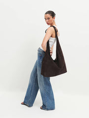Reformation Oversized Vittoria Tote - Boss Suede