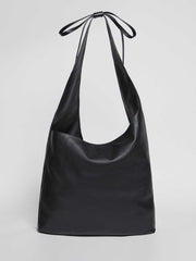 Reformation Oversized Vittoria Tote - Black Leather