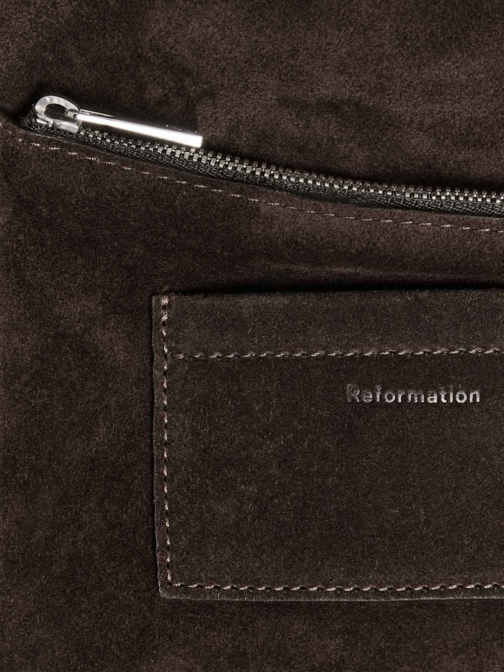 Reformation Small Vittoria Tote - Boss Suede