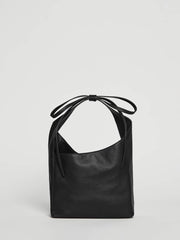 Reformation Small Vittoria Tote - Black Leather