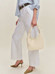 Reformation Small Vittoria Tote - Cream Puff Leather