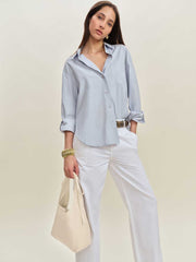 Reformation Small Vittoria Tote - Cream Puff Leather