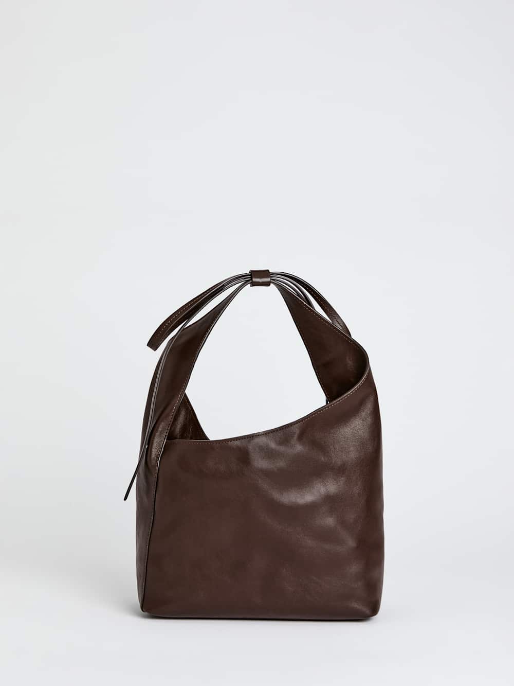 Reformation Small Vittoria Tote - Tobacco Leather
