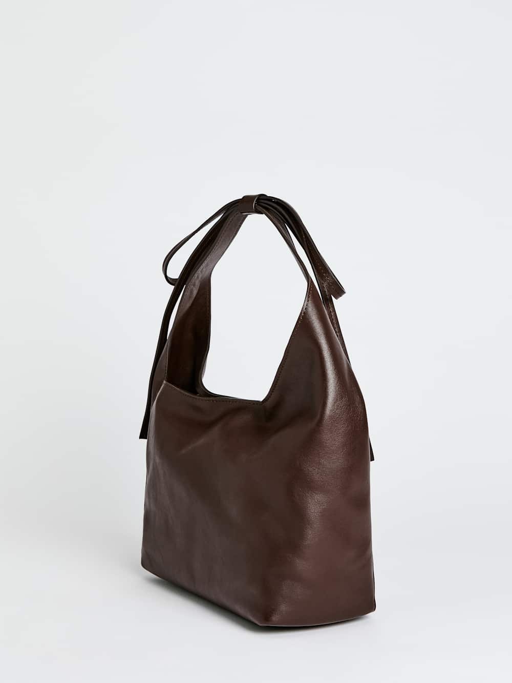 Reformation Small Vittoria Tote - Tobacco Leather