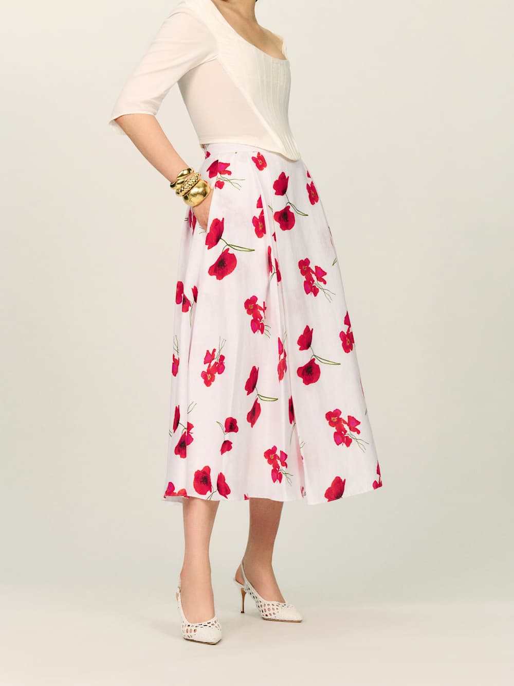 Reformation Perth Skirt - Doyle