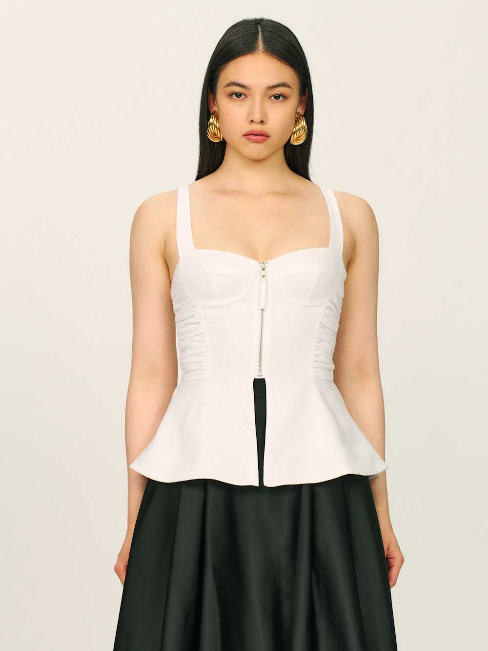 Reformation Truro Top - White