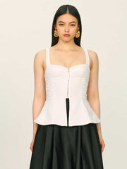 Reformation Truro Top - White