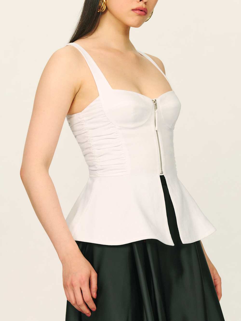 Reformation Truro Top - White