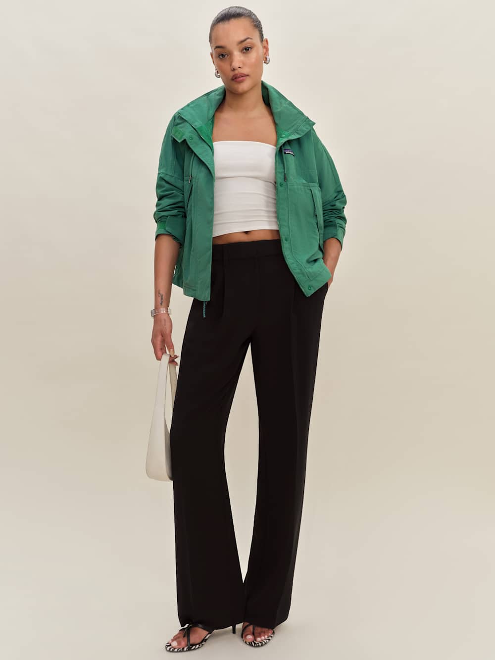 Reformation Patagonia Women's Skysail Jacket - Heartleaf Green