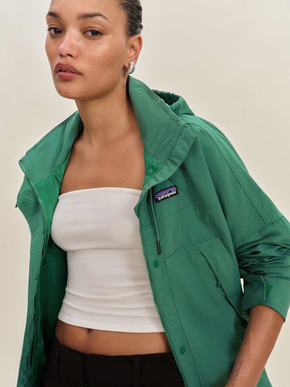 Reformation Patagonia Women's Skysail Jacket - Heartleaf Green