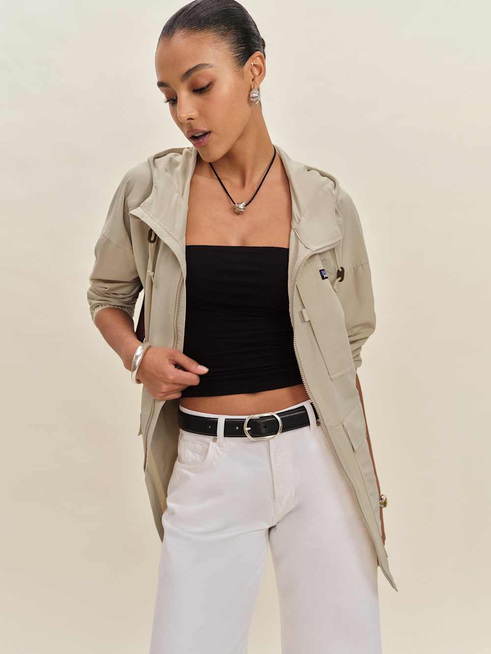 Reformation Patagonia Women's Skysail Jacket - Pumice
