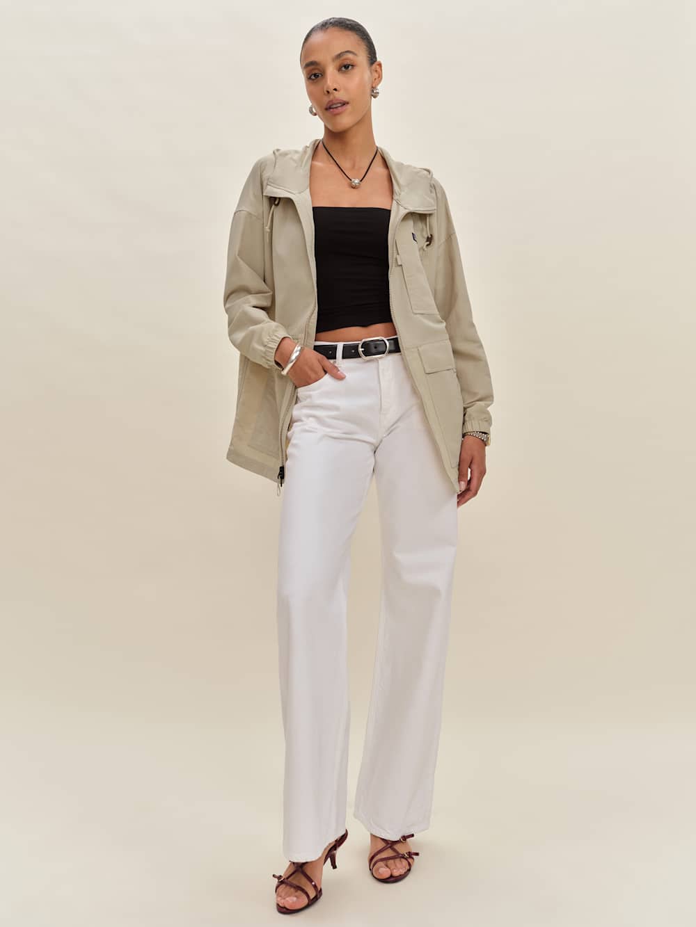 Reformation Patagonia Women's Skysail Jacket - Pumice