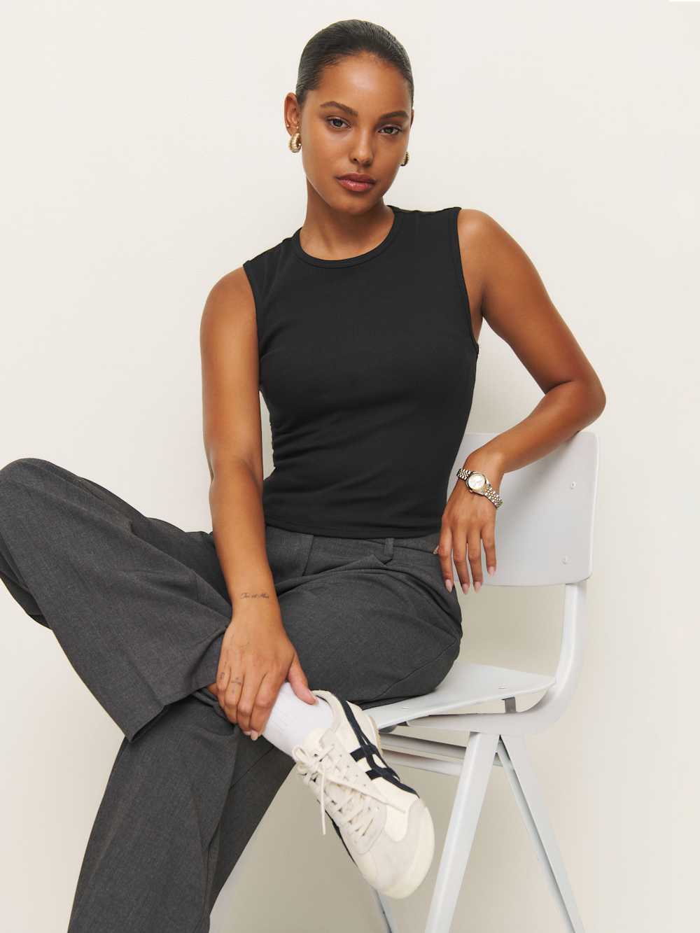 Reformation Ryland Tank - Black