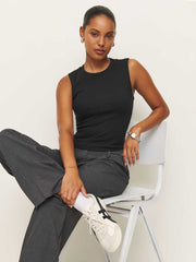 Reformation Ryland Tank - Black