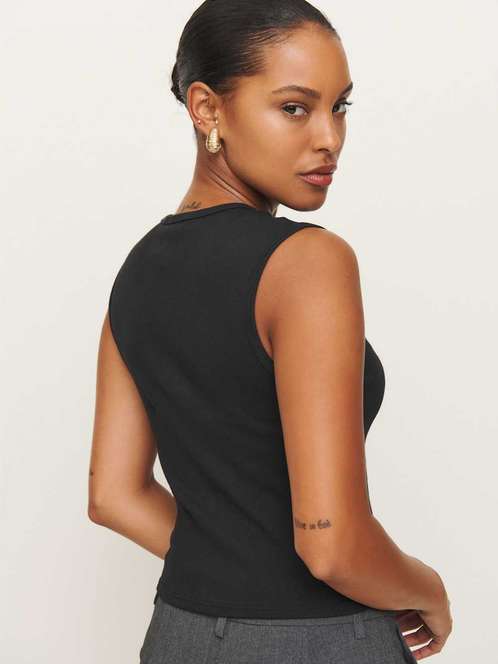 Reformation Ryland Tank - Black