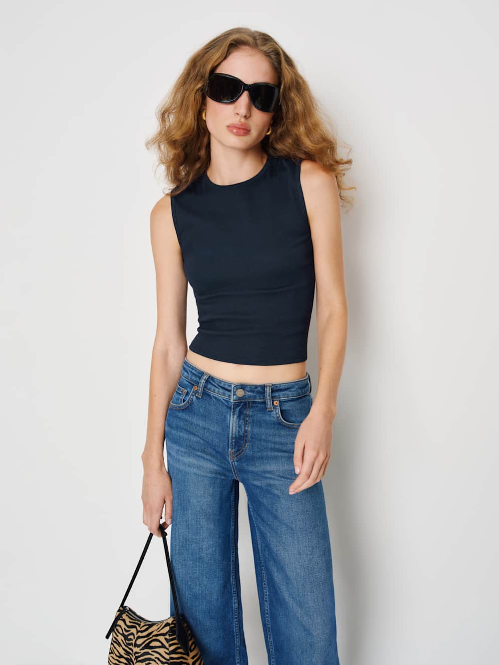 Reformation Ryland Tank - Midnight