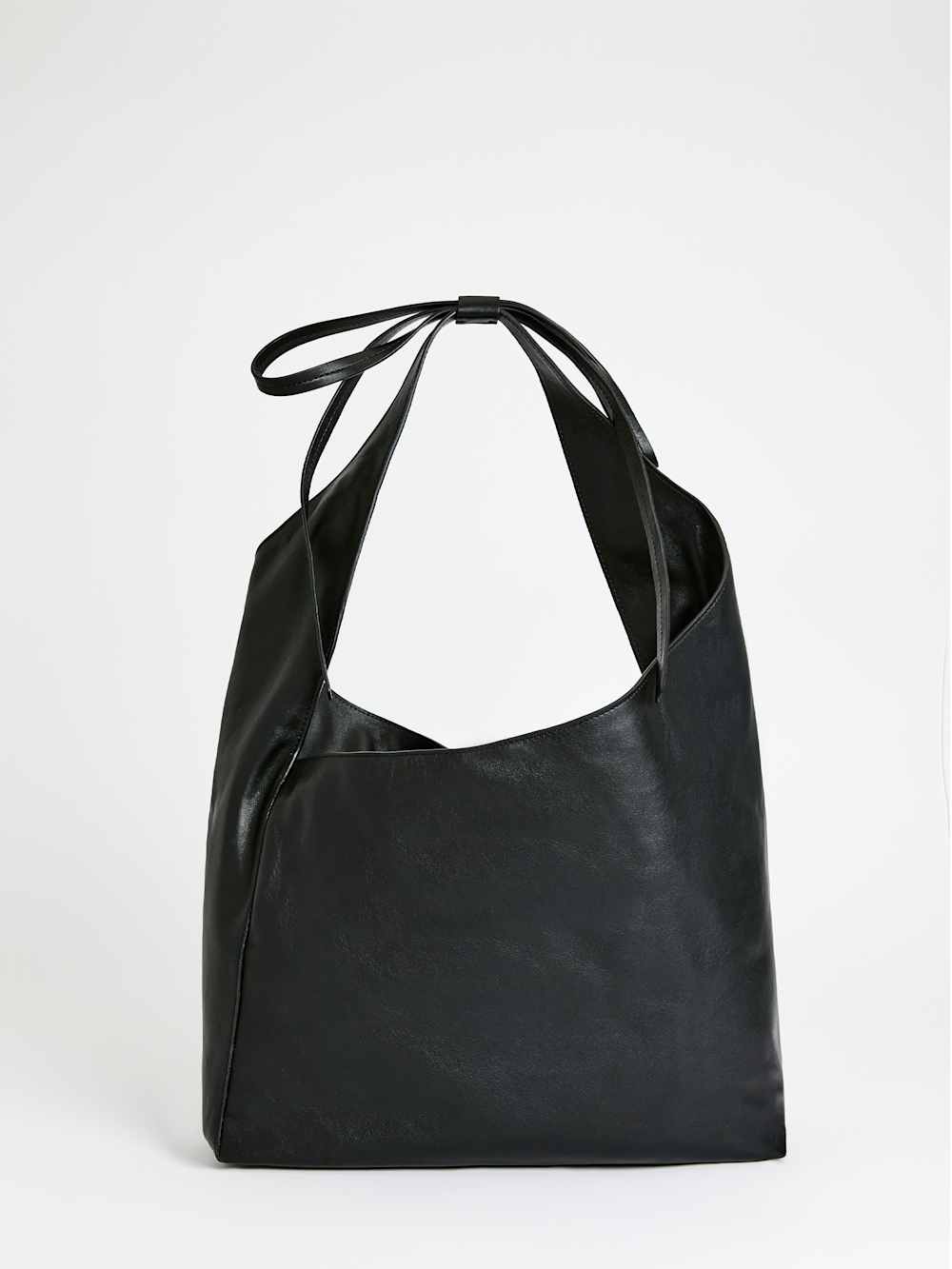 Reformation Medium Vittoria Tote Bag - Black Leather