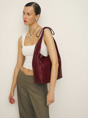 Reformation Medium Vittoria Tote Bag - Cremisi