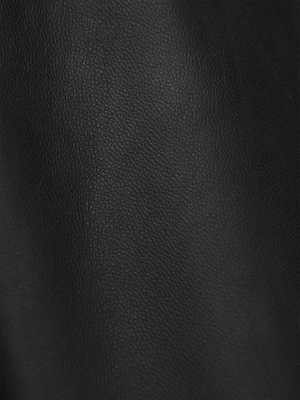 Reformation Veda Dalia Relaxed Leather Blazer - Black