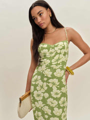 Reformation Pennington Dress - Lovebird