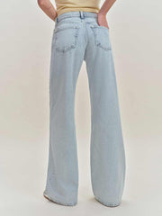 Reformation Cary Low Rise Slouchy Wide Leg Jeans - Cloquet