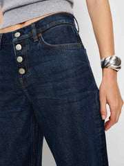 Reformation Cary Low Rise Slouchy Wide Leg Jeans - Ahurani Exposed Shanks