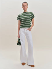 Reformation Cary Low Rise Slouchy Wide Leg Jeans - Optic White