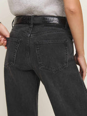 Reformation Cary Low Rise Slouchy Wide Leg Jeans - Summit