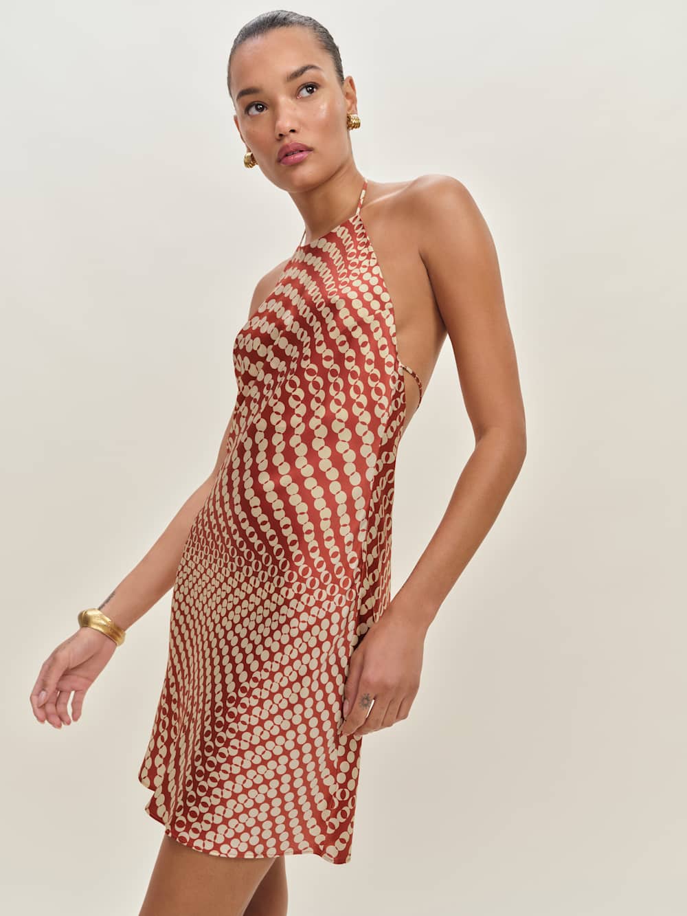 Reformation Jennis Silk Dress - Mambo