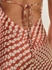 Reformation Jennis Silk Dress - Mambo