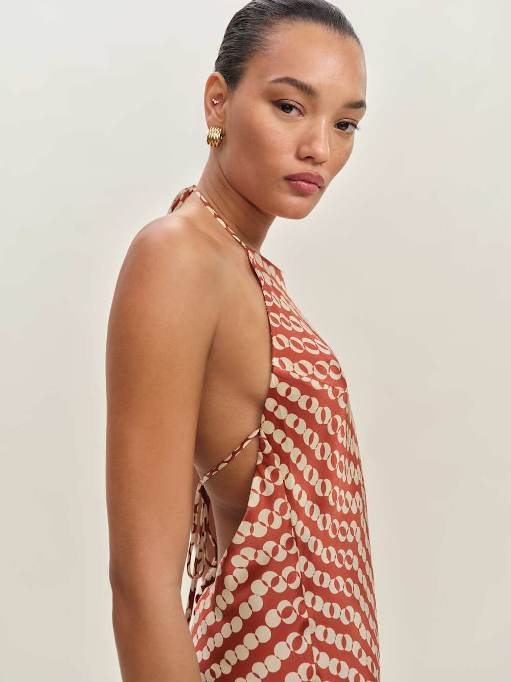 Reformation Jennis Silk Dress - Mambo