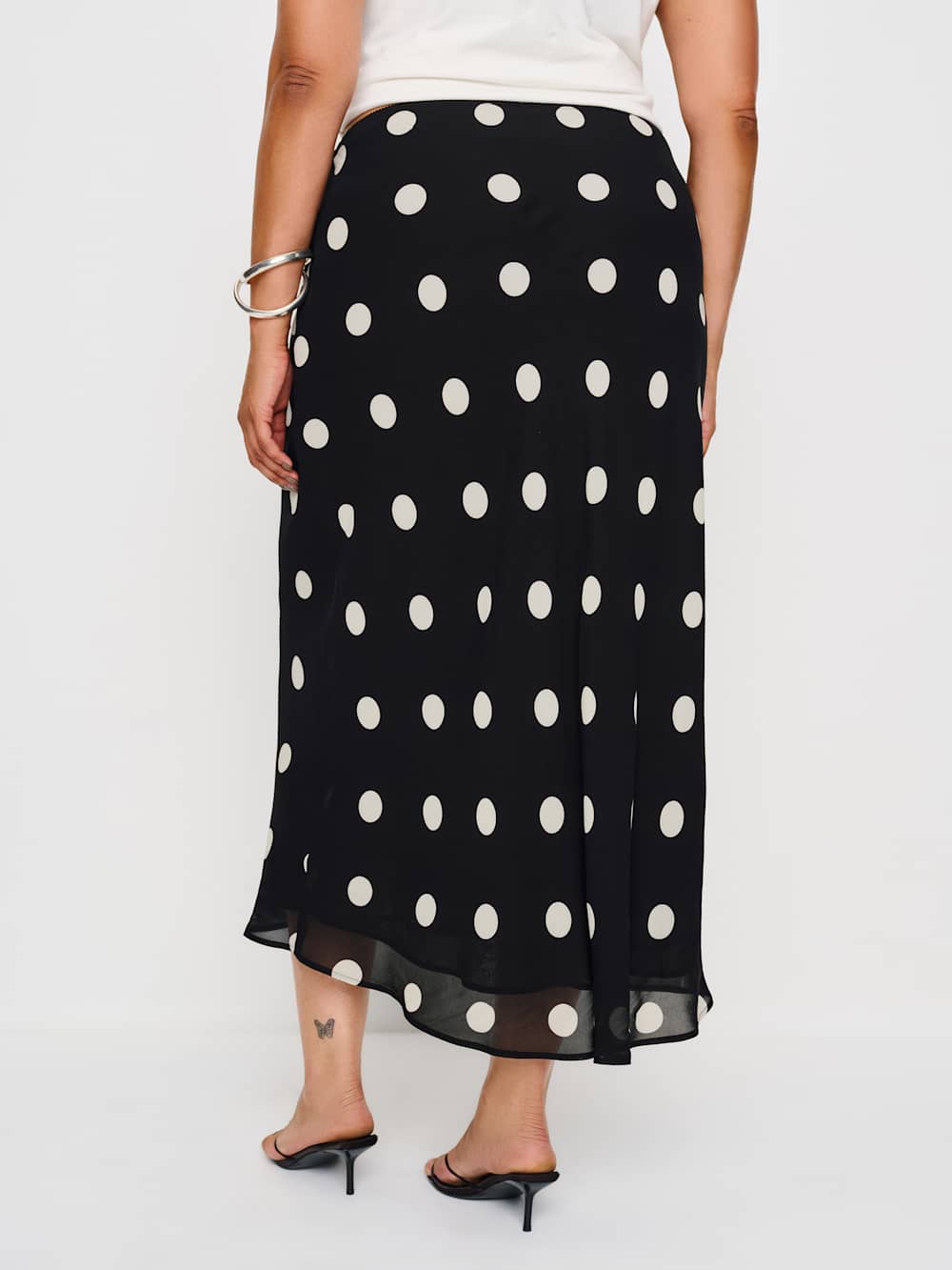 Reformation Layla Skirt Es - Moon Dot