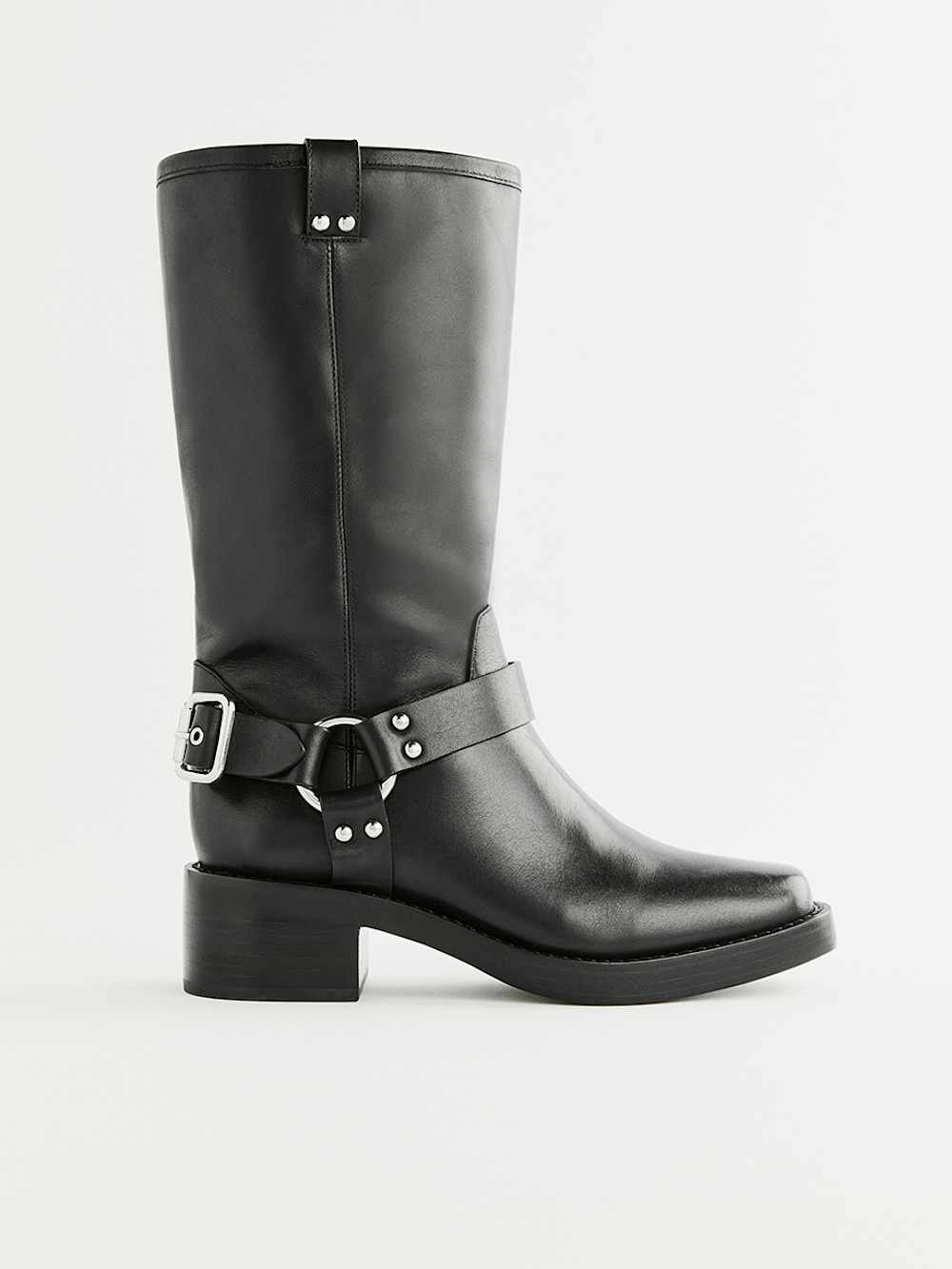 Reformation Francesca Moto Boot - Black