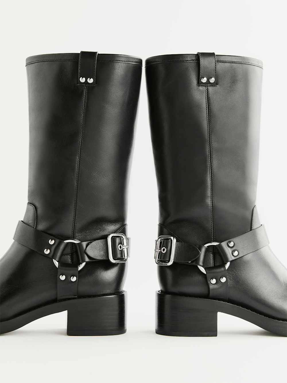 Reformation Francesca Moto Boot - Black