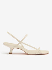 Reformation Serenity Bare Sandal - Almond Leather