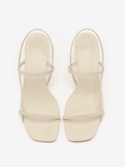 Reformation Serenity Bare Sandal - Almond Leather