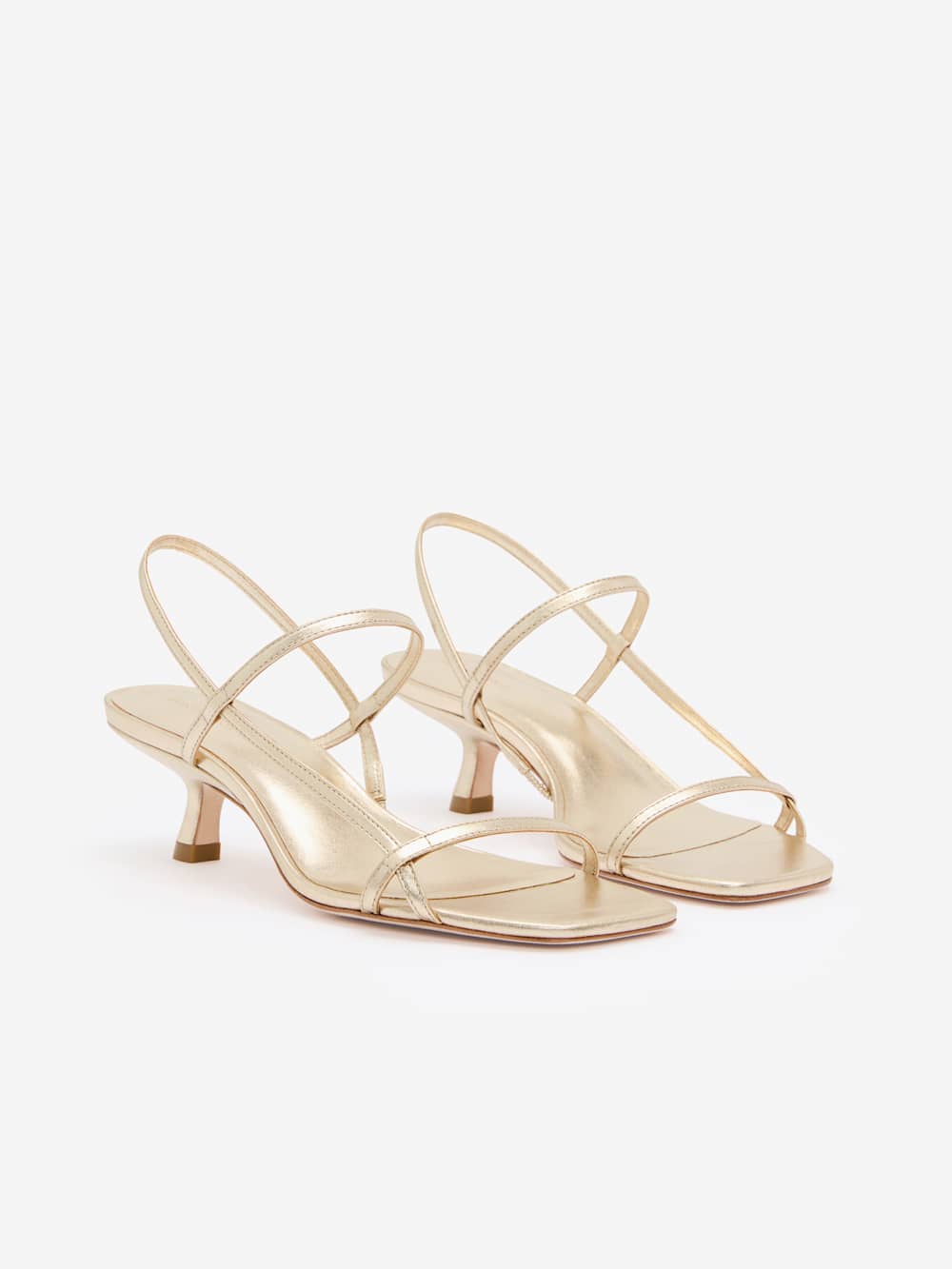 Reformation Serenity Bare Sandal - Gold