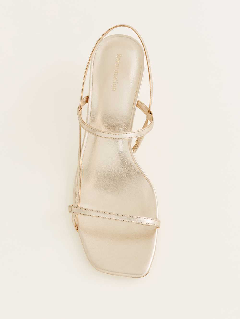 Reformation Serenity Bare Sandal - Gold