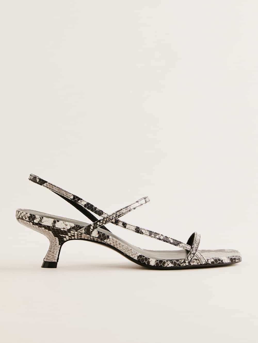 Reformation Serenity Bare Sandal - Roccia Snake
