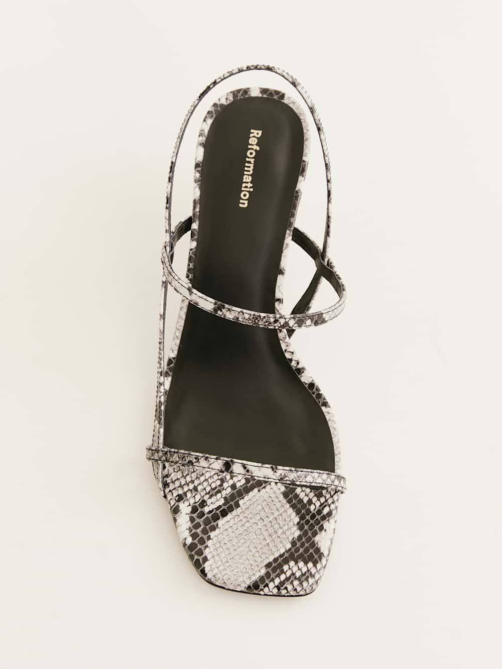 Reformation Serenity Bare Sandal - Roccia Snake