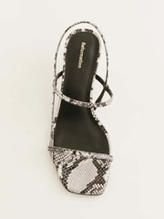 Reformation Serenity Bare Sandal - Roccia Snake