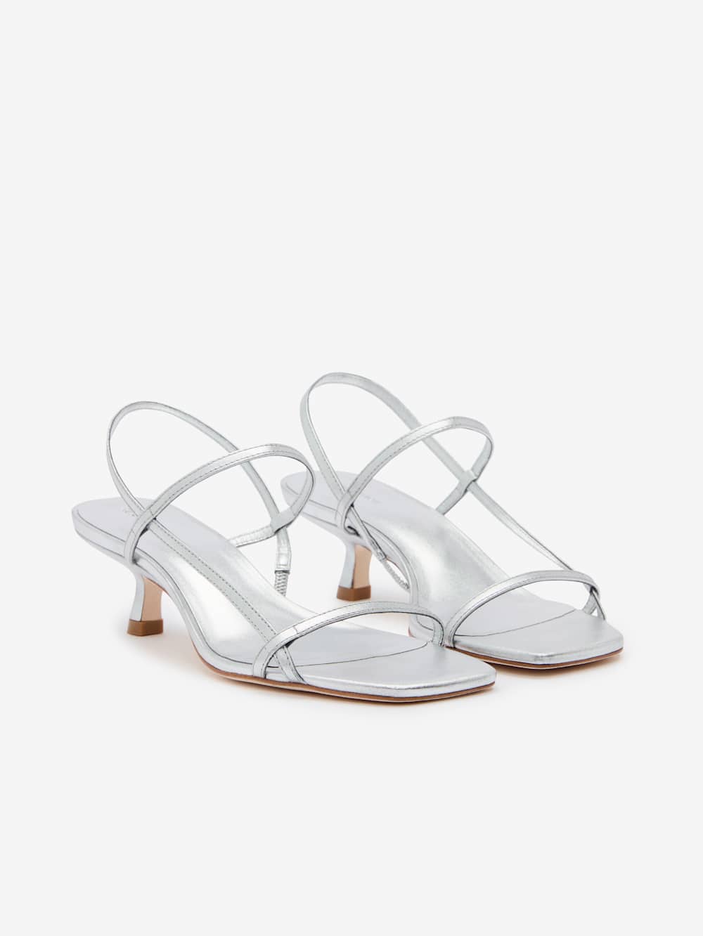 Reformation Serenity Bare Sandal - Silver